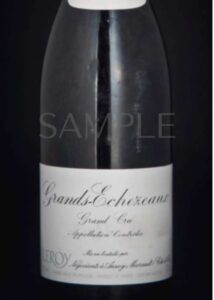 Grand Echezeaux Maison Leroy vintage_001